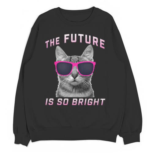 Kids Cool Future Is Bright Kids Graduation Or Birthday Unisex Sweatshirt - Best Gift Smart