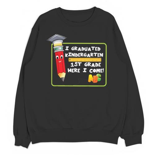 Kids Kindergarten Graduation Students Going To 1st Grade Unisex Sweatshirt - Best Gift Smart