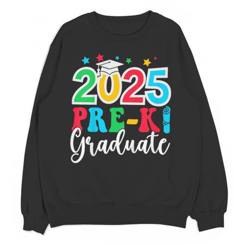 Kids Pre-K Graduate 2025 Preschool Graduation Class Of 2025 Kids Unisex Sweatshirt - Best Gift Smart
