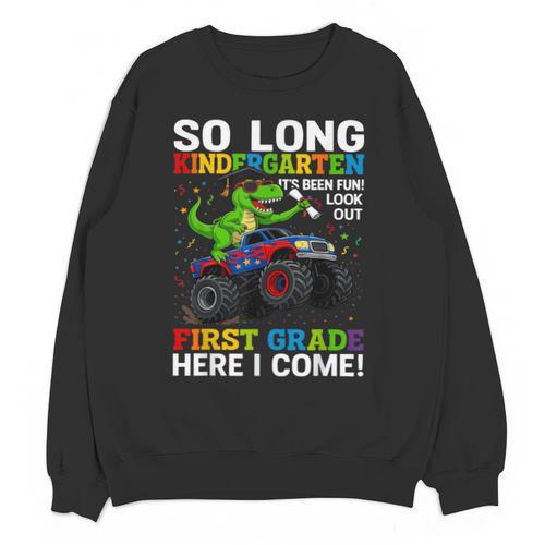 Kindergarten Graduate 2025 Kindergarten Graduation Dino Trex Unisex Sweatshirt - Best Gift Smart