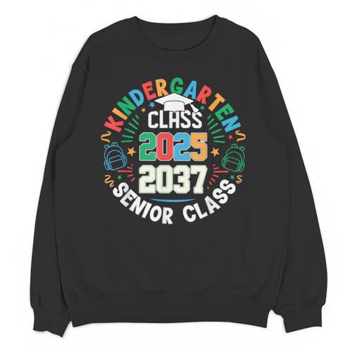 Kindergarten Graduation Class Of 2025 Senior 2037 Class Unisex Sweatshirt - Best Gift Smart