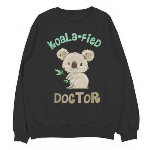 Koala Doctor Shirt Med Student Graduation Idea Unisex Sweatshirt - Best Gift Smart