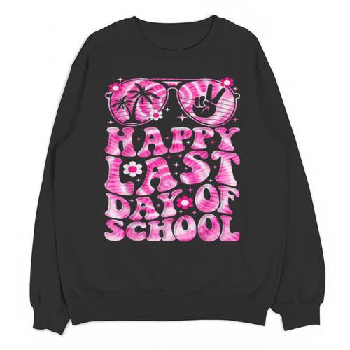Last Day Of School Teacher Students School Graduation Groovy Unisex Sweatshirt - Best Gift Smart