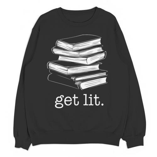 Let's Get Lit Books Unisex Sweatshirt - Bookorys