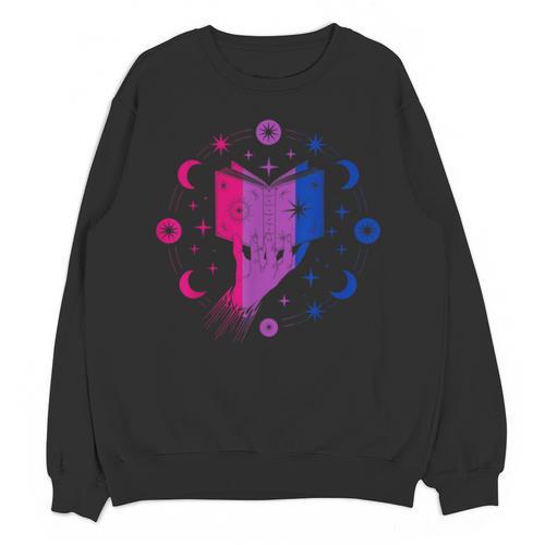 Magic Bi-Pride Book Of Cosmic Energy Unisex Sweatshirt - Bookorys UK
