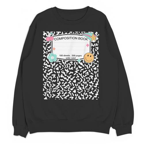Matching Group Halloween Teacher Composition Book Notebook Unisex Sweatshirt - Bookorys CA