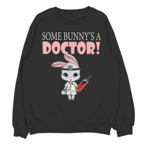 Med School Graduation Bunny Medical New Doctor Unisex Sweatshirt - Best Gift Smart