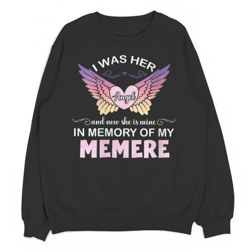 Memere Angel In My Memory Cute Family Remembrance Match Unisex Sweatshirt - Easessy