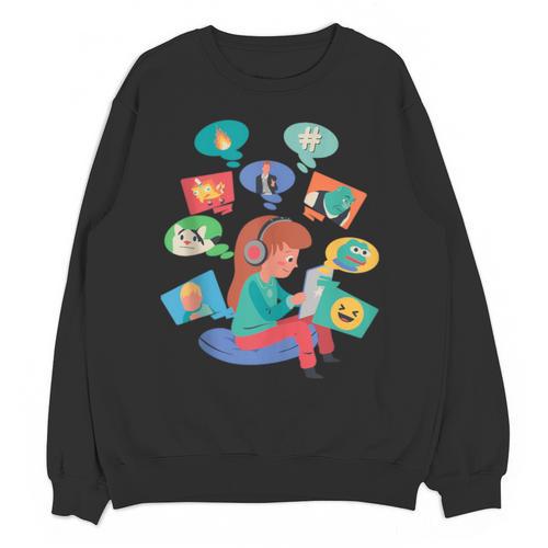Memes Speak Louder Introvert Anti People Meme Lovers Quiet Unisex Sweatshirt - Raresse
