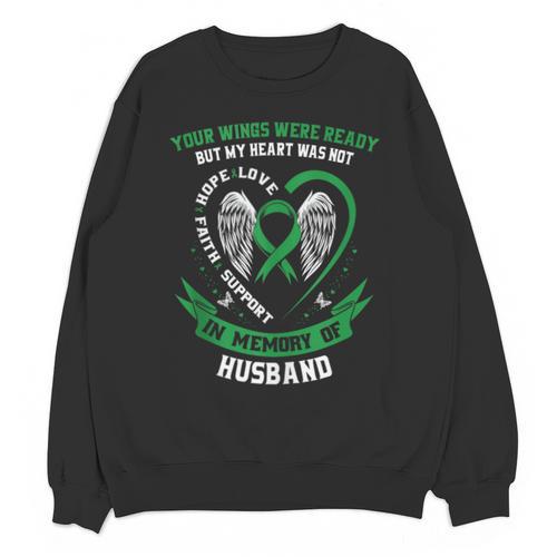 In Memory Of Husband Kidney Disease Awareness Products Unisex Sweatshirt - Easessy