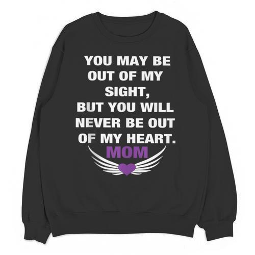 In Memory Of Mom Mama Mother Angel Heaven Memorial For Mom Unisex Sweatshirt - Easessy