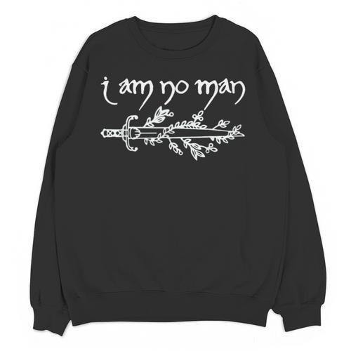 I Am No Man Reading Fandom Literature Book Lover Librarian Unisex Sweatshirt - Bookorys CA