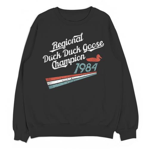 Nostalgia 80s Duck Goose Distressed Unisex Sweatshirt - Figerry