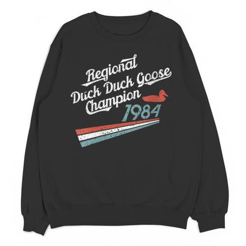 Nostalgia 80s Duck Goose Distressed Unisex Sweatshirt - Figerry