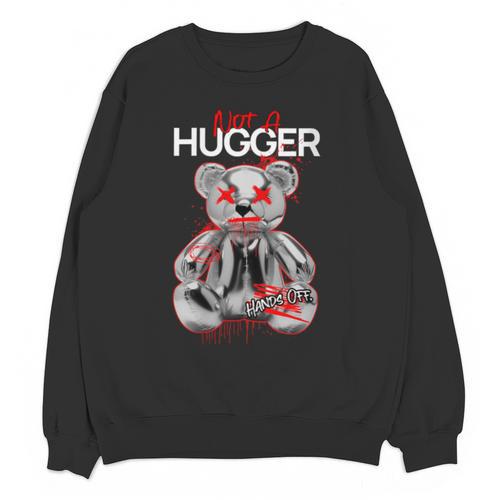 Not A Hugger Teddy Bear Antisocial Introvert Unisex Sweatshirt - Raresse