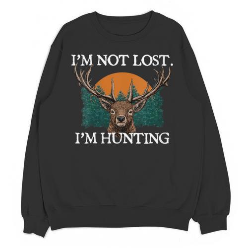 Im Not Lost Im Hunting Introvert Hunter Antisocial Unisex Sweatshirt - Raresse