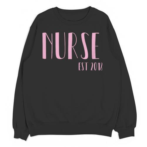 Nurse Est 2018 New Nurse Graduation Shirt Unisex Sweatshirt - Best Gift Smart
