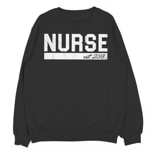 Nurse Est 2018 Nursing Graduation T Shirt Unisex Sweatshirt - Best Gift Smart
