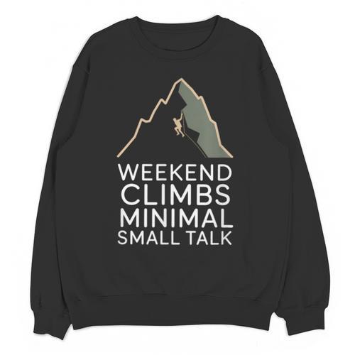 Outdoor Introvert Vibes Weekend Climber Unisex Sweatshirt - Raresse