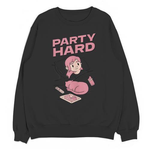 Party Hard Comfortable Stay At Home Introvert Unisex Sweatshirt - Raresse
