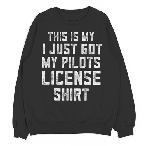 Pilots License In Training Future Flight School Graduation Unisex Sweatshirt - Best Gift Smart