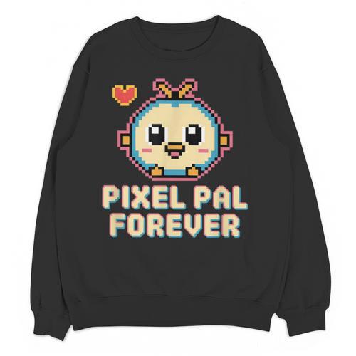Pixel Art Pet Y2K Retro Vintage Digital Nostalgia Y2K Tech Unisex Sweatshirt - Figerry