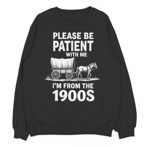 Playful Slow Pace Please Be Patient I'm From The 1900s Unisex Sweatshirt - Figerry