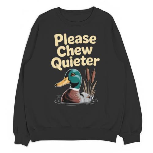 Please Chew Quieter Introvert Duck Lover Unisex Sweatshirt - Raresse