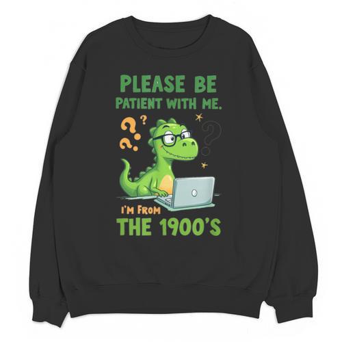 Please Be Patient With Me I'm From The 1900s Soft Tee Unisex Sweatshirt - Figerry