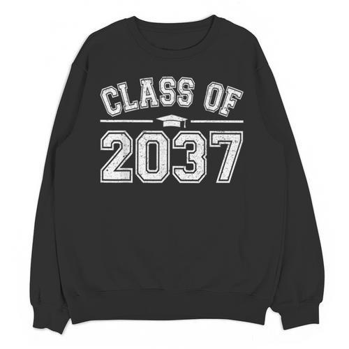 Preschool Class Of 2037 Grow With Me Graduation 2037 Vintage Unisex Sweatshirt - Best Gift Smart