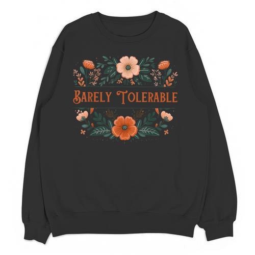 Pride And Prejudice Barely Tolerable Book Lover Bookish Unisex Sweatshirt - Bookorys