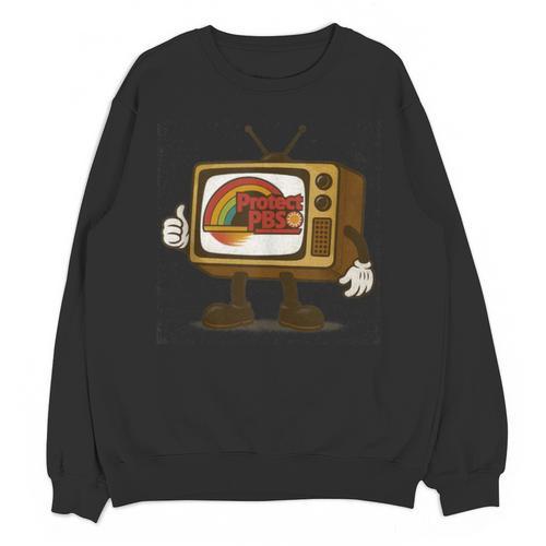 Protect PBS 80s Nostalgia Television Shirt Unisex Sweatshirt - Figerry
