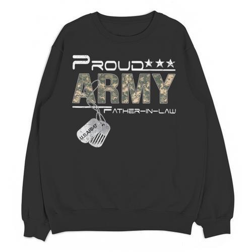 Proud Army Father-In-Law US Army Graduation Father-In-Law Unisex Sweatshirt - Best Gift Smart