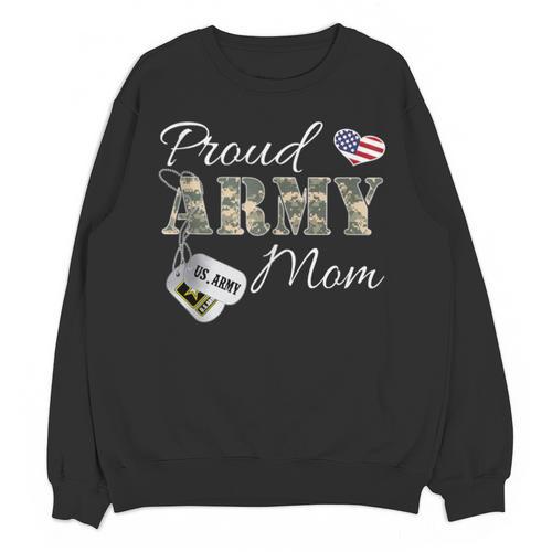 Proud Army Mom Army Graduation Military Mom T-Shirt Unisex Sweatshirt - Best Gift Smart