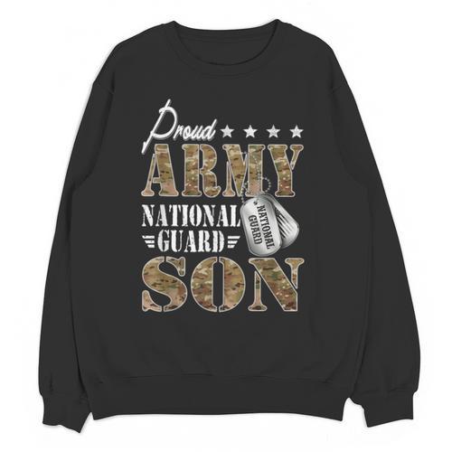 Proud Army National Guard Son National Guard Graduation Unisex Sweatshirt - Best Gift Smart