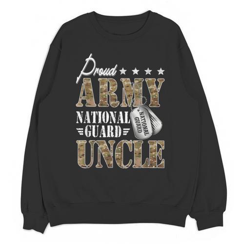 Proud Army National Guard Uncle National Guard Graduation Unisex Sweatshirt - Best Gift Smart