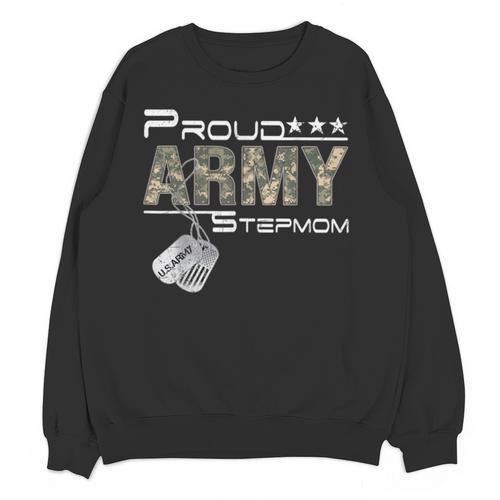 Proud Army Stepmom Army Graduation Stepmom US Army Stepmom Unisex Sweatshirt - Best Gift Smart