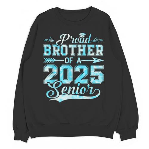 Proud Brother Of a 2025 Senior Graduate Graduation Unisex Sweatshirt - Best Gift Smart