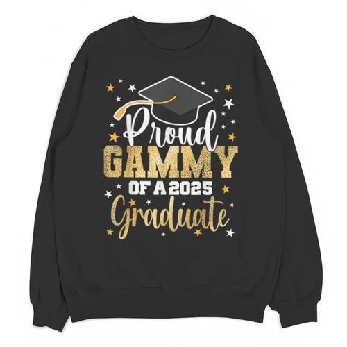 Proud Gammy Of A Class Of 2025 Graduate Senior Graduation Unisex Sweatshirt - Best Gift Smart