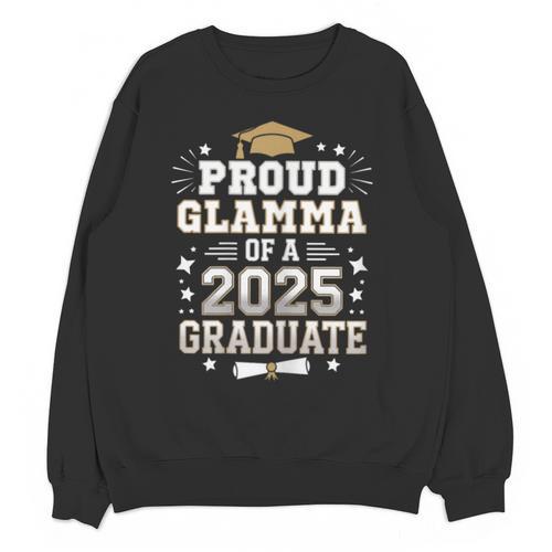 Proud Glamma Of A Class Of 2025 Graduate Senior Graduation Unisex Sweatshirt - Best Gift Smart