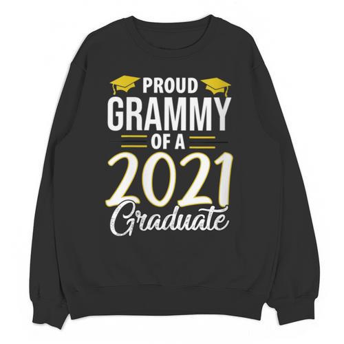 Proud Grammy Of A 2021 Graduate Graduation Clothes MBA PhD Unisex Sweatshirt - Best Gift Smart