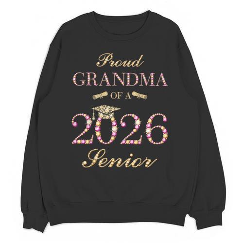 Proud Grandma Of A 2026 Senior Graduate Graduation Unisex Sweatshirt - Best Gift Smart