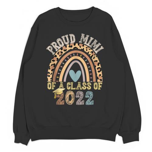 Proud Mimi Of a Class Of 2022 Graduate Graduation Rainbow Unisex Sweatshirt - Best Gift Smart
