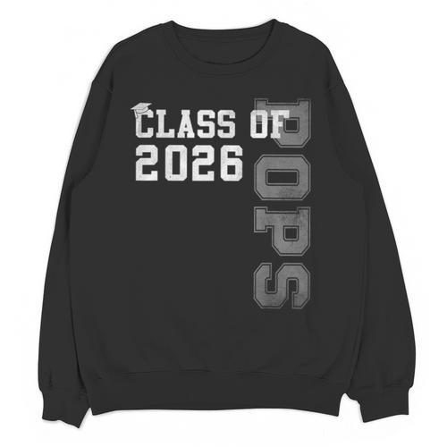 Proud Pops Of A 2026 Graduate Grad Senior Graduation Unisex Sweatshirt - Best Gift Smart
