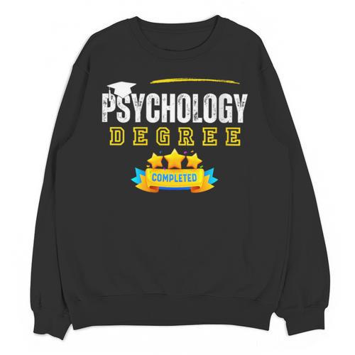 Psychology Degree Graduation Senior Celebration Grad Party Unisex Sweatshirt - Best Gift Smart