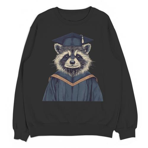 Raccoon Graduation Unisex Sweatshirt - Best Gift Smart