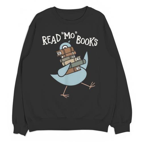 Read More Books Pigeon Book Lover Unisex Sweatshirt - Bookorys UK