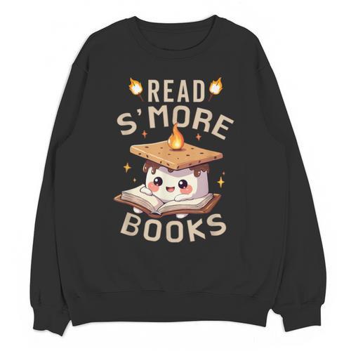Read S'More Book Marshmallow Book Reading Lover Unisex Sweatshirt - Bookorys DE