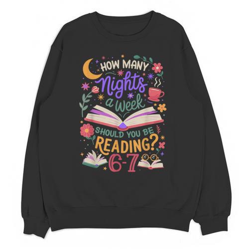 Reading 6 7 Meme Six Seven Cozy Book Lover Teacher Unisex Sweatshirt - Bookorys