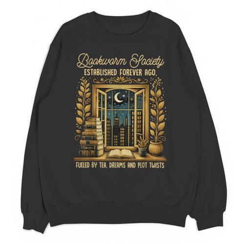 Reading Book Lover Bookish Readers Bookworm Society Unisex Sweatshirt - Bookorys